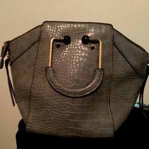 Gray Purse Bag Ladies Handbag Grey